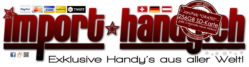 IMPORT-HANDY.CH - Ihr Online-Shop für exklusive Handy's!-Logo